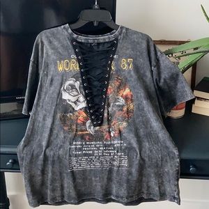 Grunge Band Graphic Tee NWOT